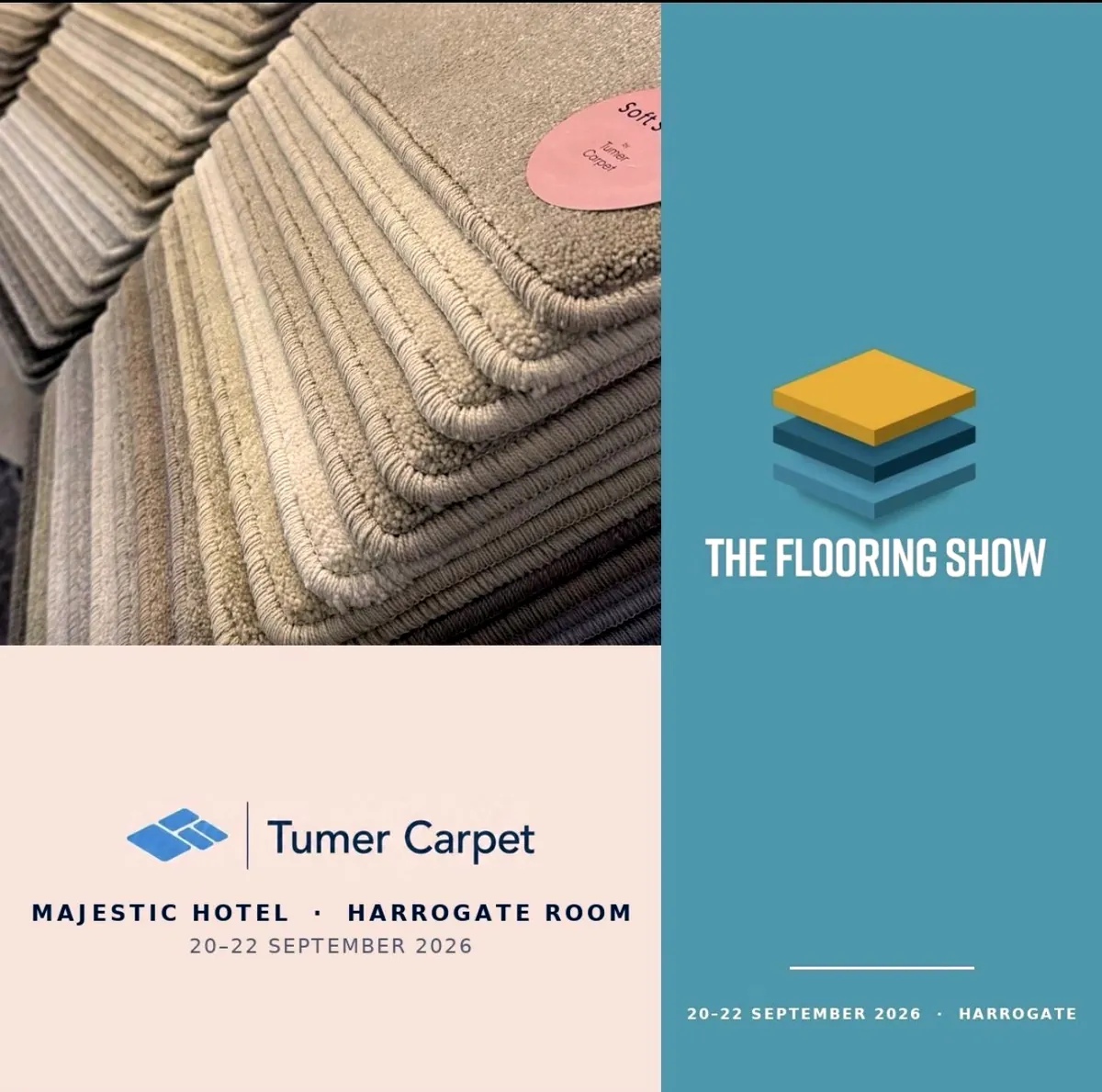 The Flooring Show 2026 poster, Harrogate, 20–22 September